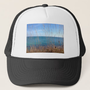 The beautiful Grass and Sea Trucker Hat