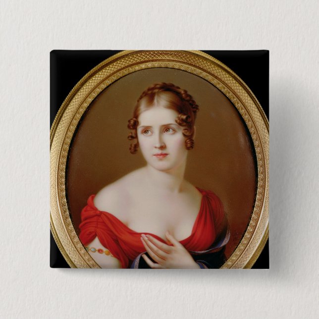 The Beautiful Greek 15 Cm Square Badge (Front)