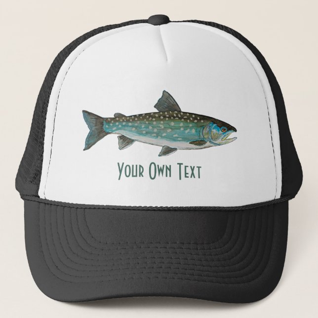 The Beautiful Greenland Char Fly Fishing Angler's Trucker Hat (Front)