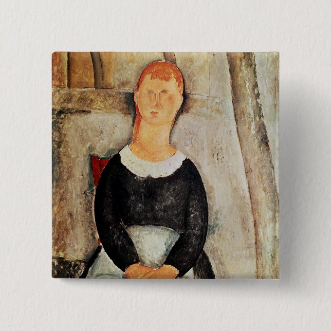 The Beautiful Grocer 15 Cm Square Badge (Front)