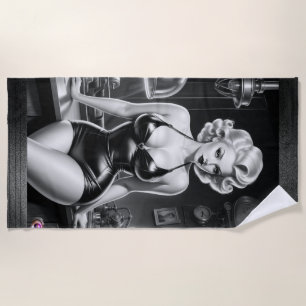 The Beautiful Look Of Science by Xzendor7 Beach Towel