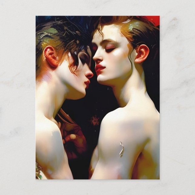 The Beautiful Lovers Postcard (Front)