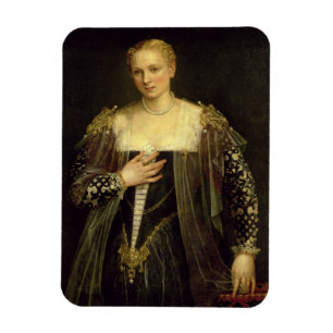 The Beautiful Nani (oil on canvas) Magnet