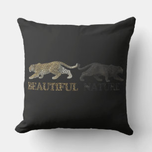 The beautiful nature leopard  cushion