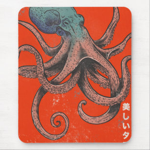 The Beautiful Octopus Mouse Pad