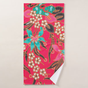 The beautiful of art Malaysian and Indonesian Bati Bath Towel