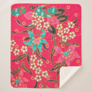 The beautiful of art Malaysian and Indonesian Bati Sherpa Blanket