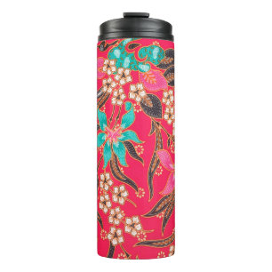 The beautiful of art Malaysian and Indonesian Bati Thermal Tumbler