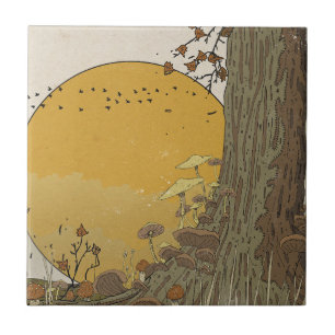 The Beautiful Old Woodland Ceramic Tile