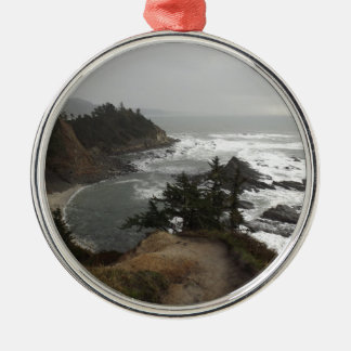 The beautiful Oregon coast Metal Tree Decoration
