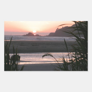 The Beautiful Oregon Coast Rectangular Sticker