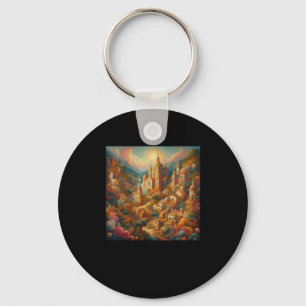 The Beautiful Palace In Dream Sticker Key Ring