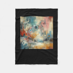 The Beautiful Pattern Style Sticker Fleece Blanket