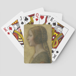 The Beautiful Princess (by Leonardo da Vinci) Playing Cards