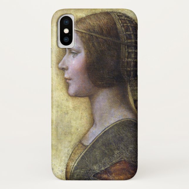 The Beautiful Princess, Leonardo da Vinci Case-Mate iPhone Case (Back)