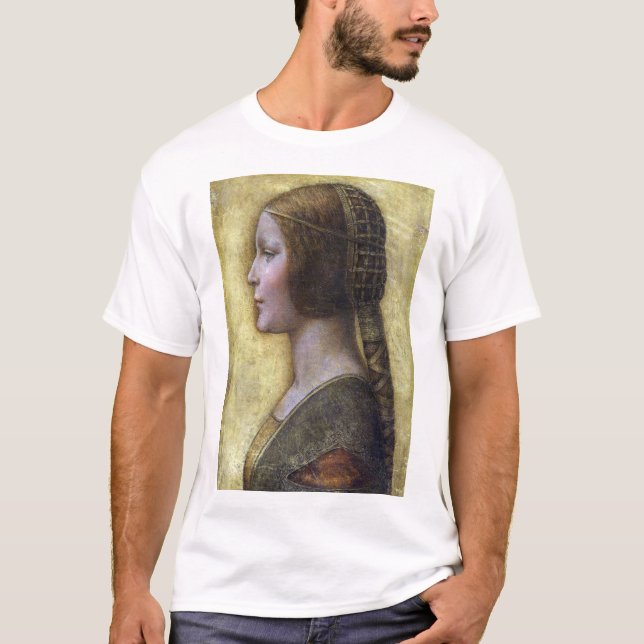 The Beautiful Princess, Leonardo da Vinci T-Shirt (Front)