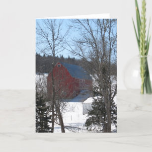 THE BEAUTIFUL RED BARN HOLIDAY CARD