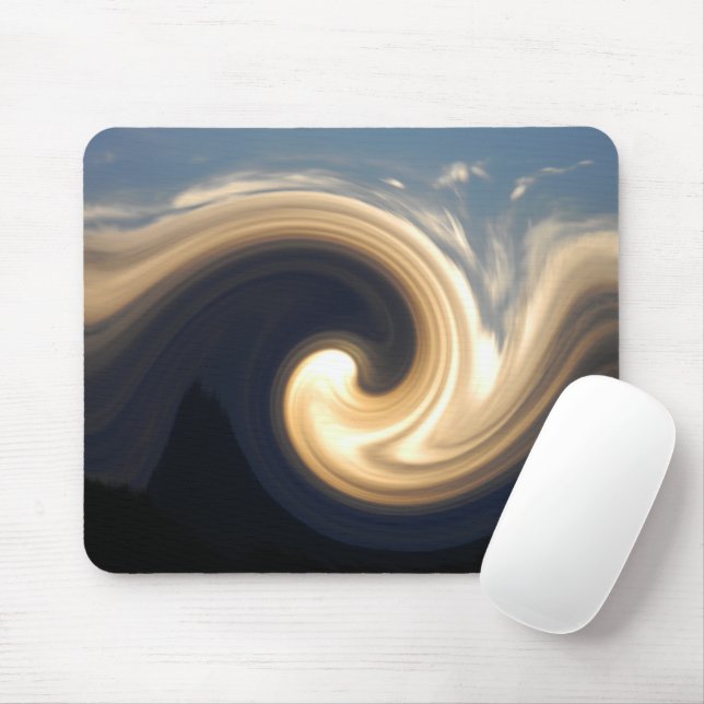 The beautiful wave...... mouse pad (With Mouse)
