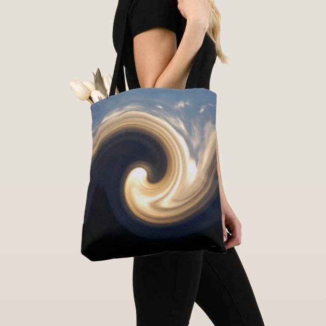 The beautiful wave...... tote bag (Close Up)