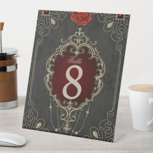 The beauty and richness of love pedestal sign