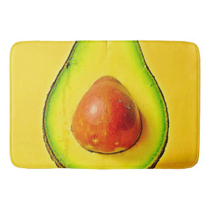 The Beauty of a Healthy Avocado Design Bath Mat