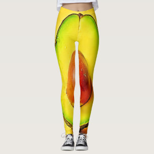 The Beauty of a Healthy Avocado Design Leggings