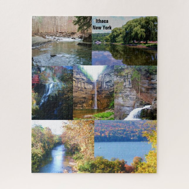 THE BEAUTY OF ITHACA, NEW YORK JIGSAW PUZZLE (Vertical)