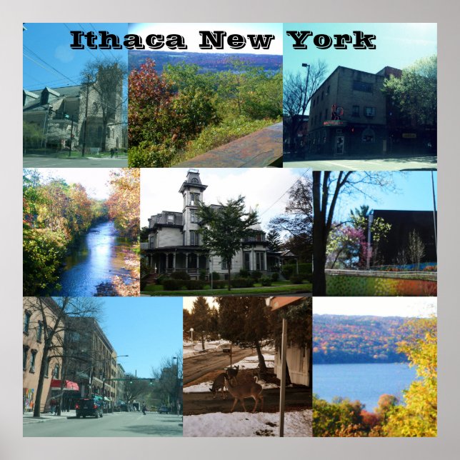 THE BEAUTY OF ITHACA, NEW YORK  POSTER (Front)