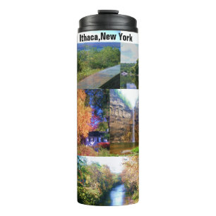 THE BEAUTY OF ITHACA, NEW YORK THERMAL TUMBLER