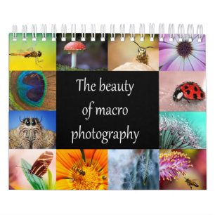 The beauty of macro photography calendar
