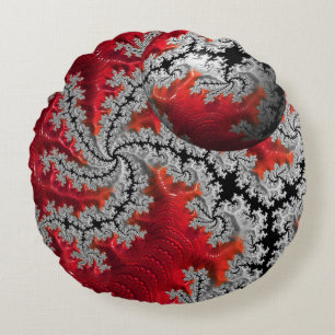 The Beauty of Mandelbrots Round Cushion