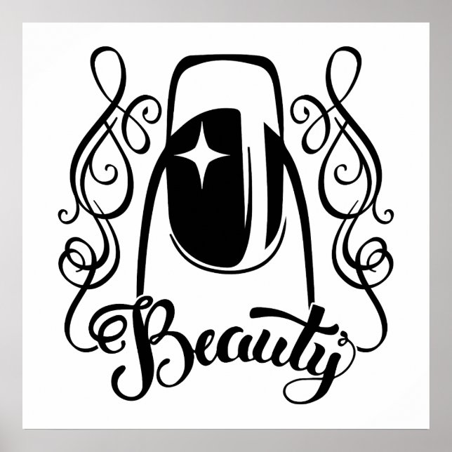 The Beauty of Nail Art Poster (Front)
