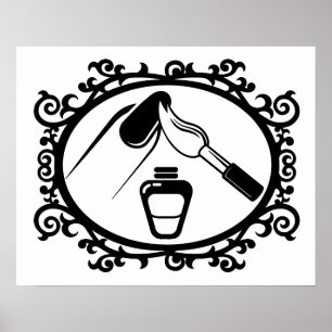 The Beauty of Nail Polish Design Poster