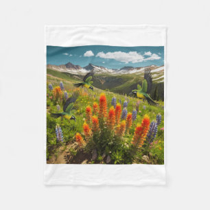 The Beauty Of Nature Fleece Blanket