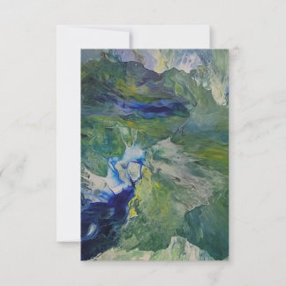 The beauty of nature  thank you card