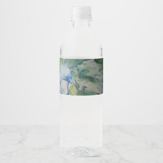 The beauty of nature water bottle label