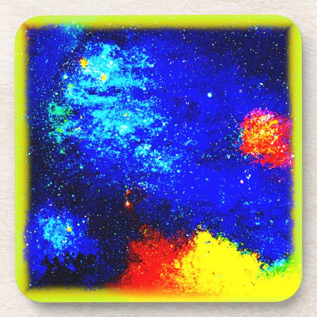 The Beauty of Nebulas and Galaxies. Buy Now Coaster (Front)