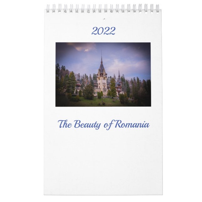 The Beauty of Romania, Single Page Calendar (Cover)