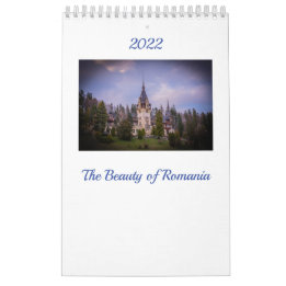 The Beauty of Romania, Single Page Calendar
