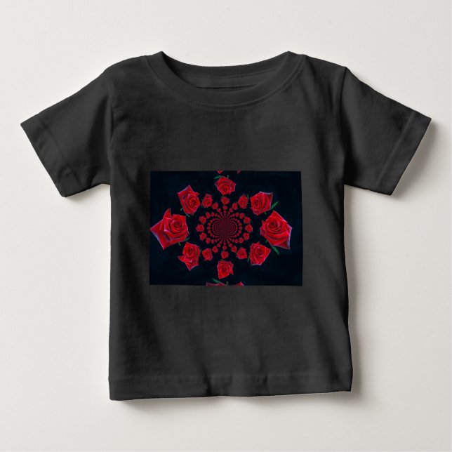 The Beauty of Roses: Floral Fantasy  Baby T-Shirt (Front)