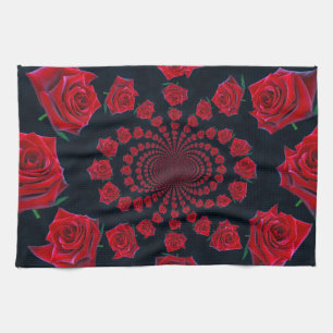 The Beauty of Roses: Floral Fantasy Customised Tea Towel