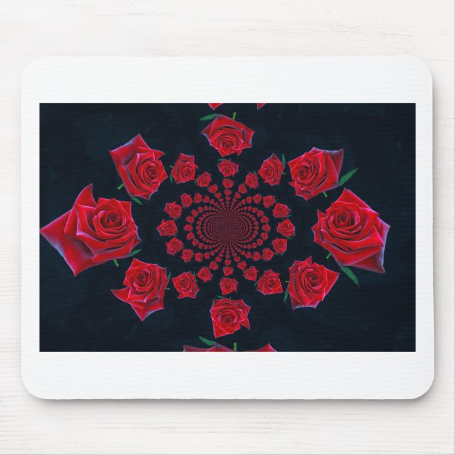 The Beauty of Roses: Floral Fantasy  Mouse Pad (Front)