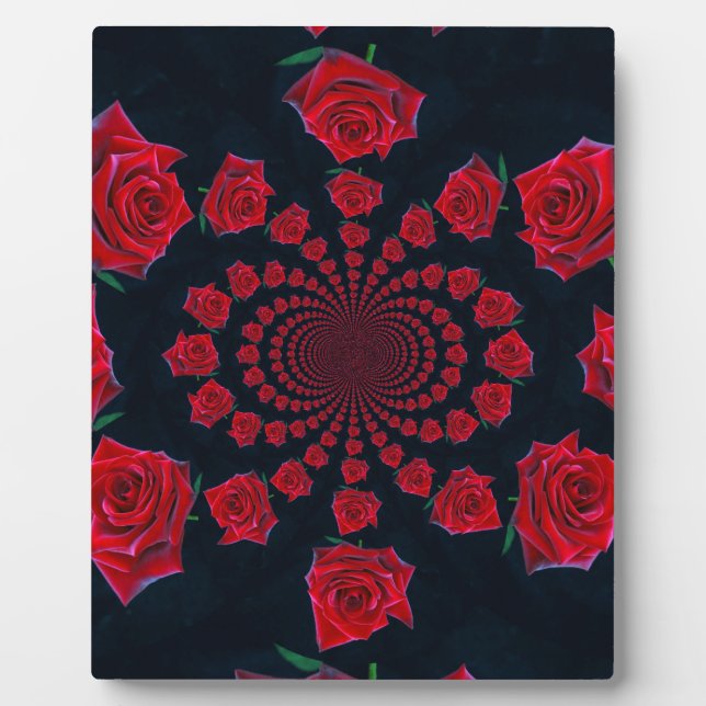 The Beauty of Roses: Floral Fantasy  Plaque (Front)