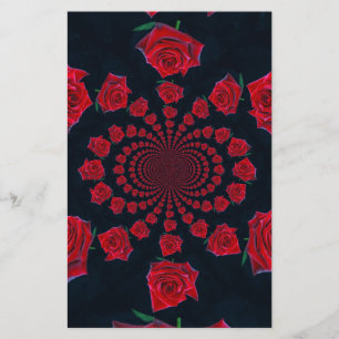 The Beauty of Roses: Floral Fantasy Stationery
