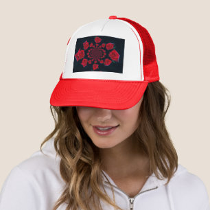 The Beauty of Roses: Floral Fantasy  Trucker Hat