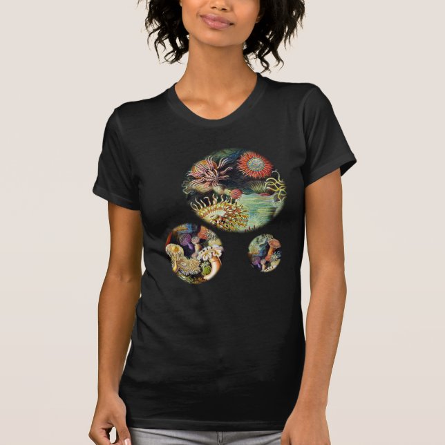 The Beauty of Sea A1 (by Ernst Haeckel) T-Shirt (Front)