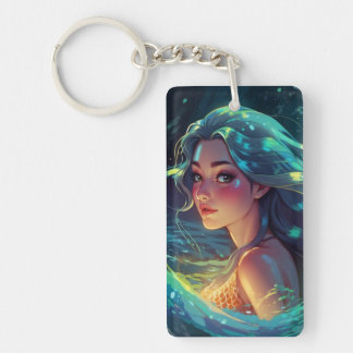 The beauty of the ocean key ring
