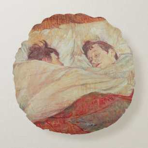 The Bed, c.1892-95 Round Cushion