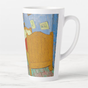 The Bedroom (1889) by Vincent Van Gogh. Latte Mug