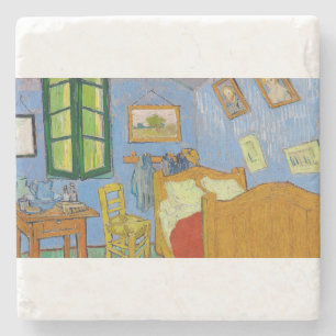 The Bedroom by Vincent van Gogh Stone Coaster
